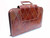  1960's Honey Brown Patchwork Alligator Lizard Frog Skin Briefcase 