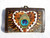 Large 1960's-1970's PEACOCK & Pheasant Feather Wallet   Large 1960's-1970's PEACOCK & Pheasant Feather Wallet