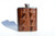  Custom HORNBACK Alligator Tail Skin 3 Oz. Stainless WHISKEY Flask - NEW! 