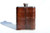  Custom HORNBACK Alligator Tail Skin 3 Oz. Stainless WHISKEY Flask - NEW! 