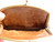  Large 1930's-40's Chocolate Brown ALLIGATOR Skin Change Purse 