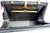  Timeless 1950s-60's Jet Black SAKS FIFTH AVENUE Alligator Skin Handbag 