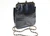  ROSENFELD 1950's-60's Black ALLIGATOR Belly Skin Shoulder CROSS BODY Bag Clutch 