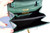  HELENE 1980's Hunter Green CROCODILE Belly Skin Crossbody Messenger Bag 