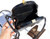 Lovely 1980's-90's BLACK Crocodile Belly Skin CROSS Body SHOULDER Bag - Budd Leather 