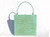  Custom VERDIGRIS Turquoise 1950's-60's Crocodile Belly Skin Handbag - MODELL ROYAL 