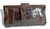  Petite 1940's-50's Large-Scaled ALLIGATOR Skin Clutch Bag 