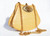  Jeweled 1960's Irridescent YELLOW ALLIGATOR Belly Skin Shoulder Bag - DUETTE 