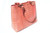 AMPLE 14 x 10 Early 2000's Rose PINK CROCODILE Caiman Belly Skin Shoulder Bag TOTE 
