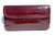  1990's OXBLOOD Red Alligator Belly Skin Clutch Bag - Handmade in Italy - ELIZABETH 