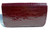  1990's OXBLOOD Red Alligator Belly Skin Clutch Bag - Handmade in Italy - ELIZABETH 
