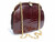  BROWN 1950's-60's LUCILLE de PARIS Alligator Skin SHOULDER Bag 
