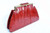  1940's-50's Large RED CROCODILE Skin Clutch Bag - Argentina 