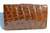  Large 13" 1940's Light Brown ALLIGATOR Skin Clutch Bag 