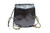  Jet Black 1980's-90's LA BAGAGERIE Crocodile Porosus Belly Skin CROSS Body Shoulder Bag - FRANCE 