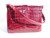  BURGUNDY 1980's CROCODILE Skin Shoulder Bag 