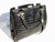  FINESSE 1950's-60's Jet Black ALLIGATOR Belly Skin Handbag 