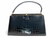  Sophisticated BLACK 1960's LUCILLE de PARIS Alligator Handbag 
