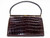 RENDL ORIGINAL 1950's-60's Chocolate Brown Alligator Handbag 