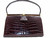  RENDL ORIGINAL 1950's-60's Chocolate Brown Alligator Handbag 