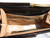  Ample RENDL 1950's-60's Chocolate ALLIGATOR Belly Skin Handbag 