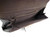  Large Jet Black 13" 1940's-50's CROCODILE CLUTCH 