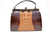  Ample 13" DECO Style 1950's-60's Hornback CROCODILE Skin Handbag 