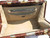  AMPLE 1980's-90's Brown CROCODILE Caiman Belly Skin Handbag 