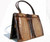  Chocolate 1980's Double HORNBACK Crocodile Skin Handbag 