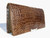  Classic 1980's-90's COCOA CROCODILE Belly Skin CLUTCH Bag 