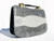  Rare GRAY 1980's-90's HORNBACK Crocodile Skin SHOULDER Bag 
