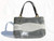  Rare GRAY 1980's-90's HORNBACK Crocodile Skin SHOULDER Bag 