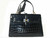  Classic BLACK 1950's-60's LUCILLE de PARIS Alligator Belly Purse 