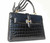  Classic BLACK 1950's-60's LUCILLE de PARIS Alligator Belly Purse 