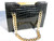 KORET 1950's-60's Jet BLACK Crocodile Porosus Skin Handbag 