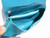  New! ROCKSTAR *SCUBA BLUE* Hornback CROCODILE TAIL Wrap CLUTCH 