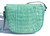  TURQUOISE 1980's Crocodile Belly Skin Shoulder Bag - Brenda's! 