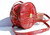  RED 1990's-2000's MAXIMA - MATTEO & MASSIMO ALLIGATOR Skin Crossbody Canteen Shoulder Bag - Tag! 