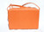  ORANGE 1980's Andrea Pfister Karung Snake Skin Shoulder Bag 