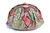  1970's-80's ROSE & GREEN PYTHON Snake Skin Clutch Shoulder Bag 