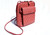  RED 1990's-2000's Ostrich Skin Cross Body Shoulder Bag 