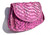  CARLOS FALCHI 1990's-200's Magenta Purple Python Snake Skin Clutch Shoulder Cross BodyBag 