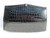  RARE Jeweled BLACK 1950's-60's CROCODILE Belly Skin CLUTCH Bag 