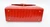  TOMATO RED CROCODILE Belly Skin Handbag SATCHEL - VASADINA - ITALY 