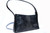  New! BLACK Hornback Crocodile Skin Shoulder Bag - RIVER 