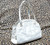 Voluptuous 1970's-80's Winter White OSTRICH Skin Handbag Shoulder Bag   Voluptuous 1970's-80's Winter White OSTRICH Skin Handbag Shoulder Bag