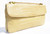  1990's-2000's Pale YELLOW Crocodile Skin CLUTCH Handbag - IRV! 