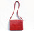  RED 1990's-2000's Alligator Belly Skin Shoulder CROSS BODY Bag - Custom 