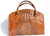  Rugged 1950's HORNBACK CROCODILE Handbag Toiletry Bag 