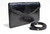  JET BLACK 1980's-1990's Double CROCODILE Belly Skin Clutch Shoulder Bag - KAIYO 